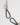 Dolce & Gabbana Silver Tone Metal Chain DG Logo Pendant Men Necklace