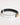 Dolce & Gabbana Silver Textured Leather Gold Tone Metal Neckband