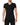 Dolce & Gabbana Black Cotton Tattered Logo V-Neck Men T-shirt