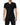 Dolce & Gabbana Black Cotton Plain V-Neck Men Shirt T-shirt