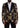 Dolce & Gabbana Gold Black Floral Embroidered Jacket Blazer