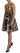 Dolce & Gabbana Multicolor Poplin Floral Mini Flared Dress