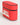 Dolce & Gabbana Red PVC DG Logo Embossed Men Flip Holder  Airpods Case