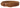 Dolce & Gabbana Brown Leather Gold Metal Oval Buckle Belt