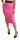 Dolce & Gabbana Pink High Waist Pencil Cut Midi Skirt