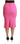 Dolce & Gabbana Pink High Waist Pencil Cut Midi Skirt