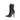 Alexander McQueen Black Calf Leather Bos Taurus Lace-Up Boots