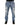 Dolce & Gabbana Blue Tattered Slim Fit Cotton Denim Jeans