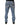 Dolce & Gabbana Blue Tattered Slim Fit Cotton Denim Jeans