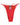 Dolce & Gabbana Red Nylon Stretch Tanga Brief Panty Underwear