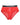 Dolce & Gabbana Red Nylon Logo Waistband Brief Panty Underwear
