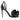 Dolce & Gabbana Black Leather Ankle Strap Heel Sandals Shoes