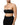 Dolce & Gabbana Black Nylon Blend Bandeau Strapless Tube Top