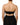 Dolce & Gabbana Black Nylon Blend Bandeau Strapless Tube Top