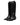 Dolce & Gabbana Black Leather Over The Calf Biker Boots Shoes