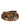 Dolce & Gabbana Brown Leather Gold Silver Coin Buckle Belt
