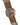 Dolce & Gabbana Brown Leather Gold Silver Coin Buckle Belt