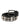 Dolce & Gabbana Black Calf Leather Studded Silver Buckle Belt
