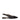 Moschino Black Leather Flats