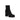 Valentino Garavani Black Calf Leather Bos Taurus Ankle Boots