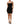Dolce & Gabbana Black Faux Pearl Cotton Sheath Mini Dress