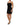 Dolce & Gabbana Black Faux Pearl Cotton Sheath Mini Dress