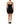 Dolce & Gabbana Black Faux Pearl Cotton Sheath Mini Dress