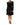 Dolce & Gabbana Black Floral Lace Trim Sheath A-line Dress