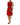 Dolce & Gabbana Red Leopard Viscose Sheath A-line Dress