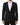 Dolce & Gabbana Black Stripes MARTINI 1 Button Suit Blazer