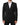 Dolce & Gabbana Black Stripes SICILIA 1 Button Suit Blazer