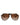 Dolce & Gabbana Brown Full Rim Acetate Pilot Eyewear Sunglasses