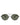 Dolce & Gabbana Matte Black Steel Frame Gray Lens Sunglasses