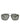 Dolce & Gabbana Silver Metal Frame Polarized Navigator Sunglasses