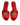 Dolce & Gabbana Red Devotion Lace Flats Slip On Sandals Shoes