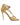 Dolce & Gabbana Gold Leather Keira Heels Sandals Shoes