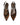 Dolce & Gabbana Brown Leopard Calfskin Fur Slingbacks Shoes