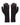 Dolce & Gabbana Black DG Logo Cotton Hands Mitten Men Gloves