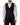 Dolce & Gabbana Black Wool Men Dress Formal Waistcoat Vest