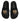 Dolce & Gabbana Black Devotion Matelassé Leather Slides Shoes