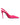 Dolce & Gabbana Pink Suede High Heels Slingback Shoes