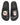 Dolce & Gabbana Black Leather Slides Sandals Beachwear Shoes
