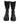 Dolce & Gabbana Black Leather Mid Calf Biker Boots Shoes