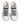 Dolce & Gabbana White Purple Leather Low Top Sneaker Shoes
