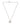 Dolce & Gabbana Silver Tone Brass Chain Crown Crystal Pendant  Necklace