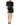 Dolce & Gabbana Black Embellished Short Sleeve Sheath Dress
