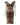 Dolce & Gabbana Brown Leopard Sleeveless Sheath Midi Dress