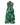 Dolce & Gabbana Green Pineapple Embellished BananaLeaf Dress