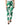 Dolce & Gabbana White Green Leaf High Waist Trousers Pants