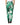 Dolce & Gabbana White Green Leaf High Waist Trousers Pants